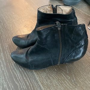 Frye low heel booties